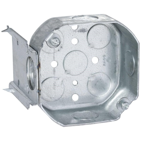 Southwire Electrical Box, 14 cu in, Octagon Box Type, Steel, Octagon Shape 54151-J-UPC